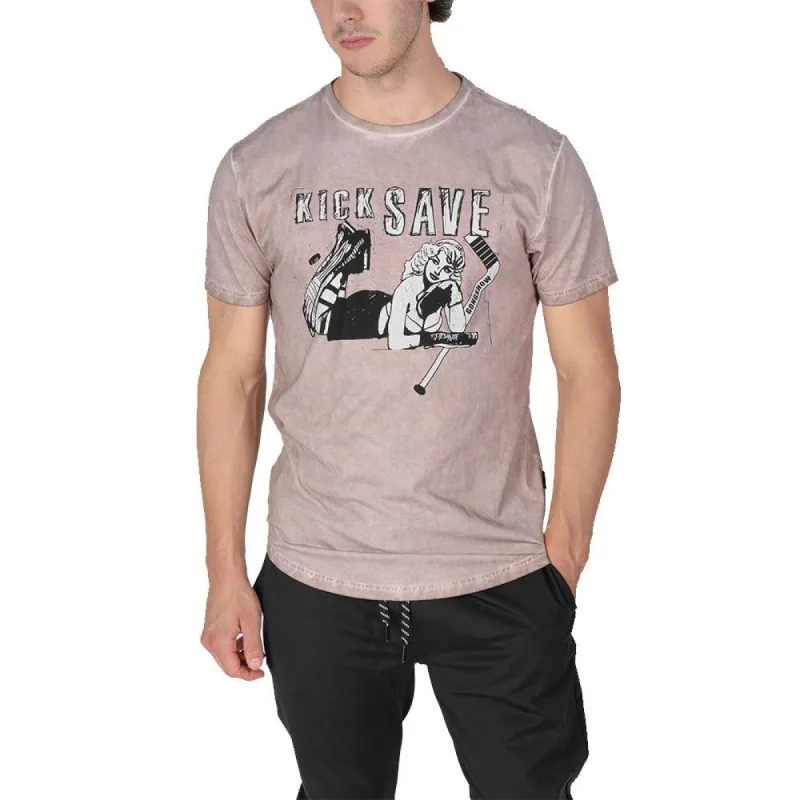 GONGSHOW ADULT KICK SAVES T SHIRT sold by Pro Hockey Life