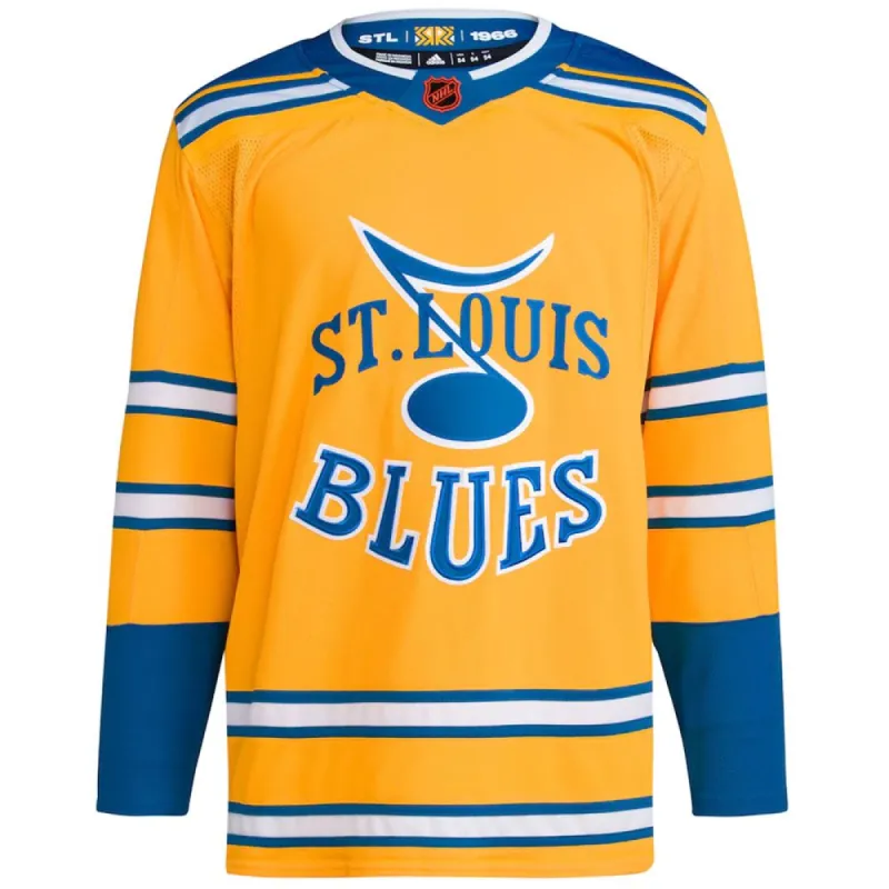 ST. LOUIS BLUES ADIDAS ADIZERO PRIMEGREEN AUTHENTIC REVERSE RETRO 2.0 JERSEY sold by Pro Hockey Life