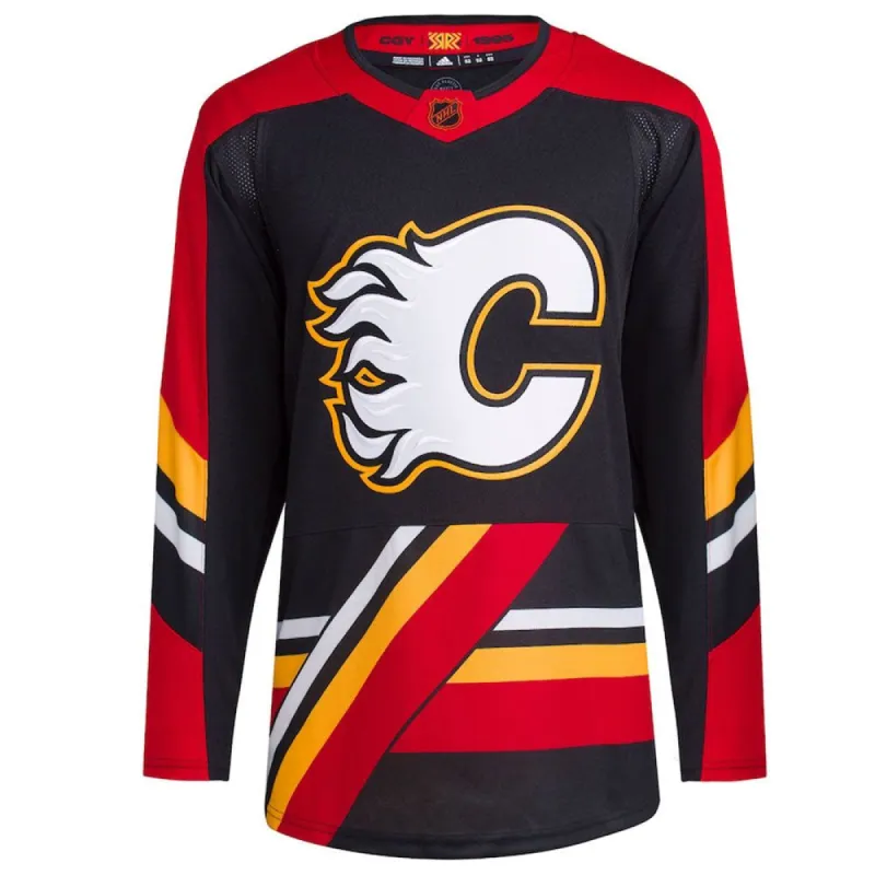 CALGARY FLAMES ADIDAS ADIZERO PRIMEGREEN AUTHENTIC REVERSE RETRO 2.0 JERSEY sold by Pro Hockey Life