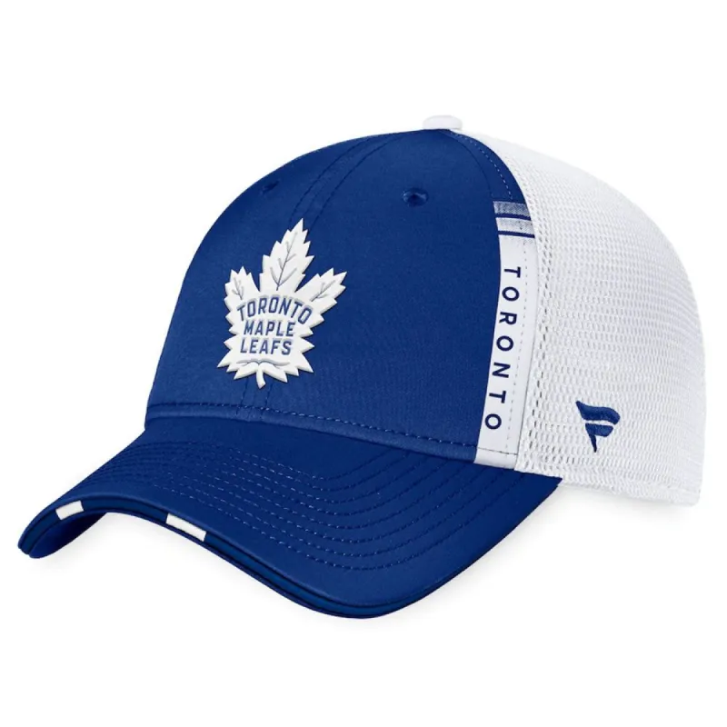 TORONTO MAPLE LEAFS FANATICS AUTHENTIC PRO 2022 NHL DRAFT STRUCTURED TRUCKER HAT sold by Pro Hockey Life