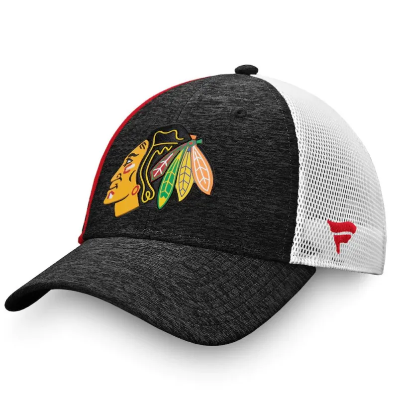 CHICAGO BLACKHAWKS FANATICS MEN'S AUTHENTIC PRO LOCKER ROOM STRUCTURED ADJUSTABLE MESH HAT sold by Pro Hockey Life