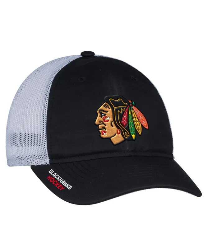 CHICAGO BLACKHAWKS ADIDAS MESHBACK SLOUCH FLEX HAT sold by Pro Hockey Life