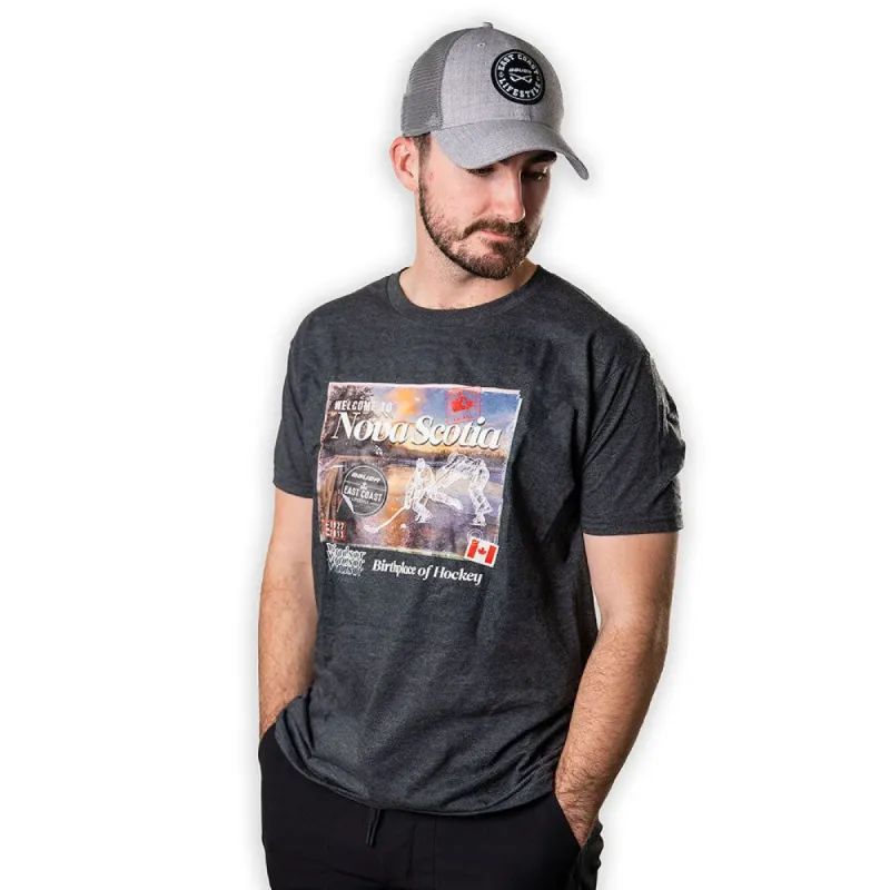 BAUER X EAST COAST LIFESTYLE ADULT NOVA SCOTIA BLACK T SHIRT sold by Pro Hockey Life