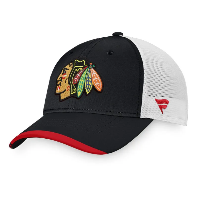 CHICAGO BLACKHAWKS FANATICS MEN'S AUTHENTIC PRO LOCKER ROOM ALTERNATE LOGO ADJUSTABLE MESH HAT sold by Pro Hockey Life
