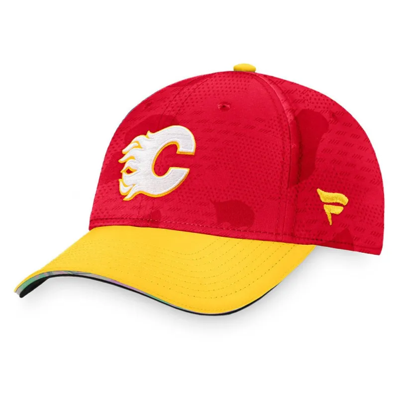 CALGARY FLAMES FANATICS MEN'S AUTHENTIC PRO LOCKER ROOM FLEX HAT sold by Pro Hockey Life