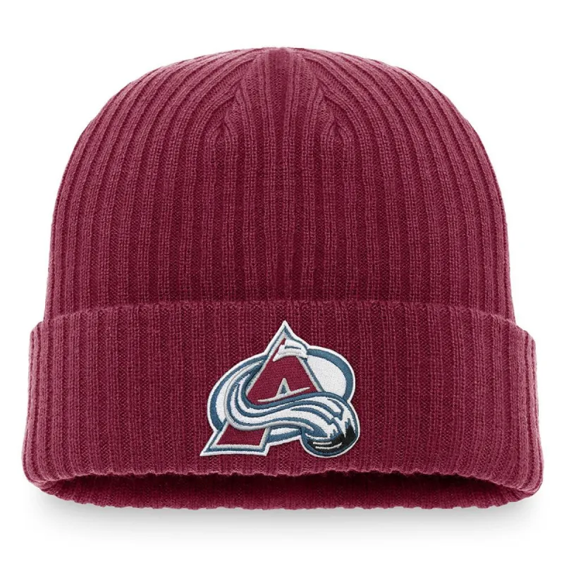 FANATICS COLORADO AVALANCHE CORE KNIT TOQUE sold by Pro Hockey Life