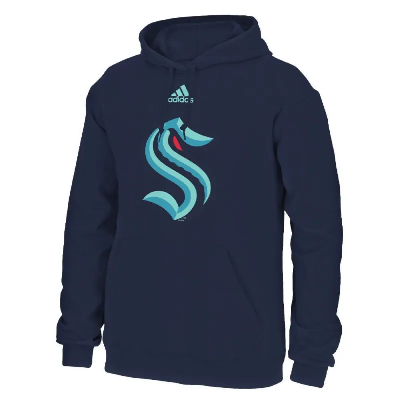 SEATTLE KRAKEN ADIDAS ADULT BIG LOGO HOODIE sold by Pro Hockey Life