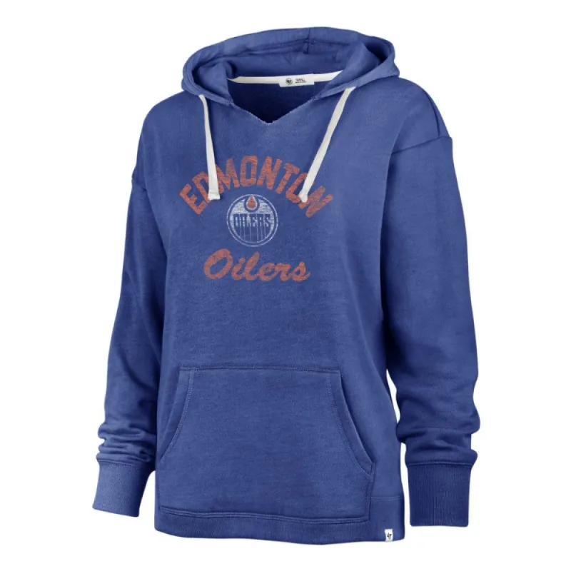 EDMONTON OILERS WRAPPED UP 47 KENNEDY WOMENS BLUE HOODIE sold by Pro Hockey Life