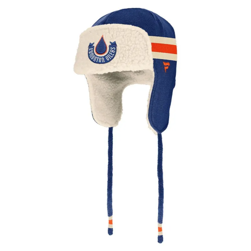 FANATICS EDMONTON OILERS 2023 NHL HERITAGE CLASSIC KNITTED TRAPPER sold by Pro Hockey Life