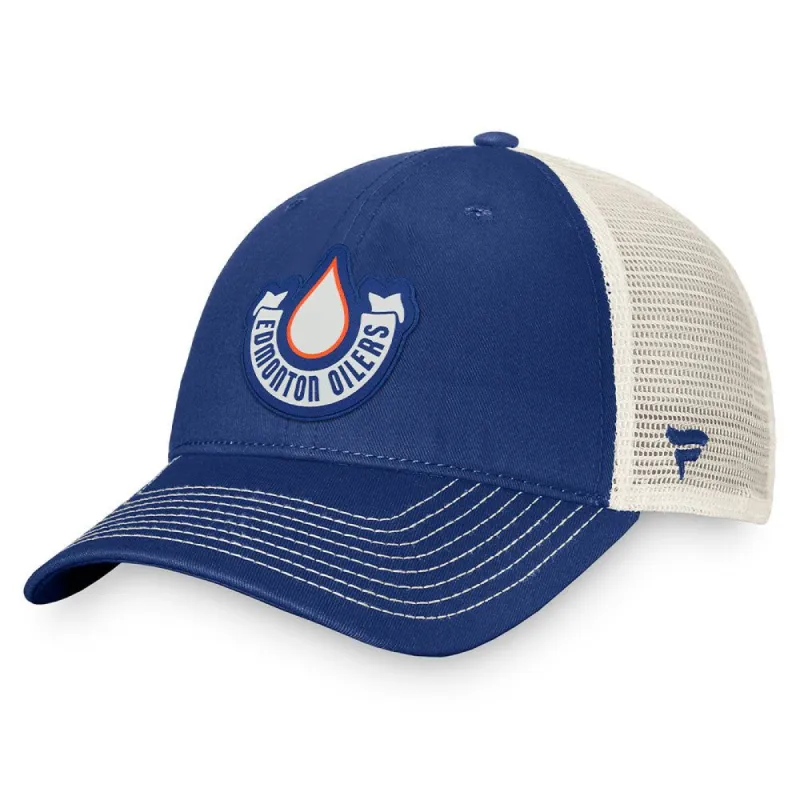 FANATICS EDMONTON OILERS 2023 NHL HERITAGE CLASSIC AUTHENTIC PRO ADJUSTABLE TRUCKER HAT sold by Pro Hockey Life