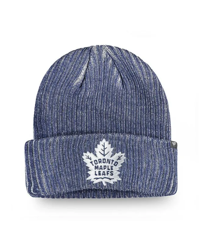 TORONTO MAPLE LEAFS FANATICS MEN'S RINKSIDE CUFFED BEANIE TOQUE sold by Pro Hockey Life