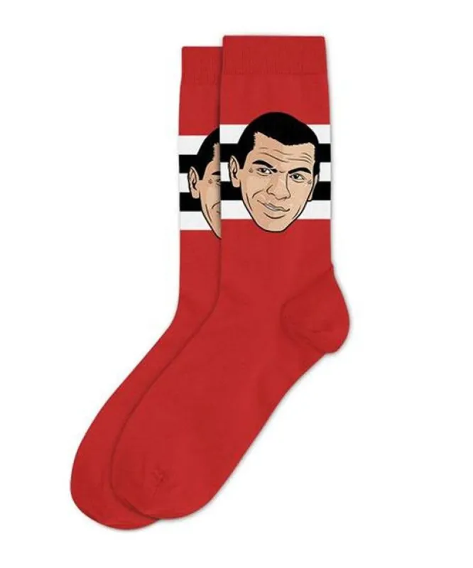 STAN MIKITA CHICAGO BLACKHAWKS SOCKEY HALL OF FAME SOCKS made by Pro Hockey Life