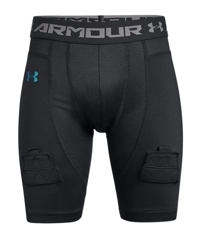 UNDER ARMOUR JR FITTED SHORTS - BLACK sold by Pro Hockey Life