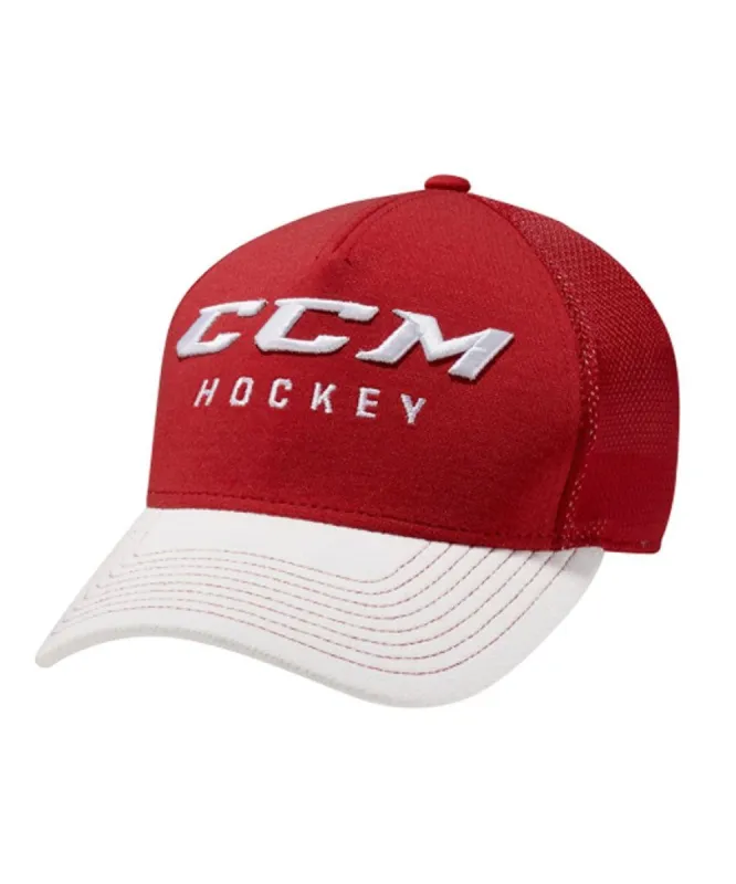 CCM ADULT TRUE TO HOCKEY TRUCKER HAT - RED sold by Pro Hockey Life