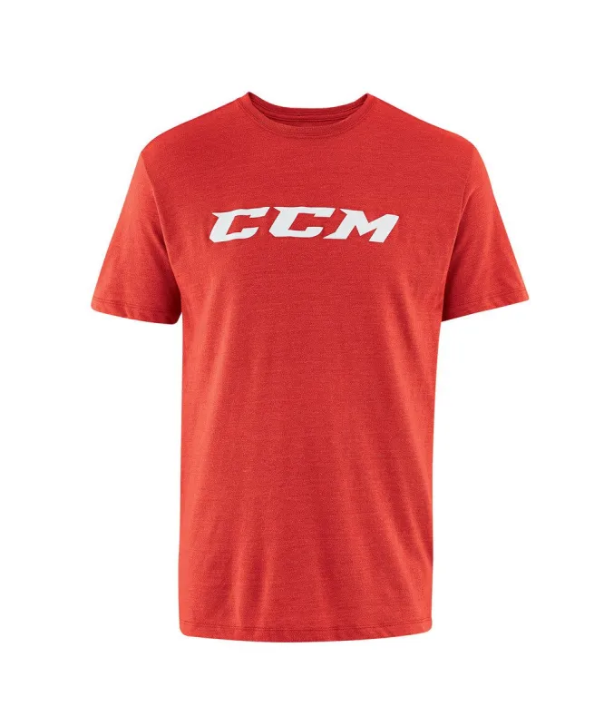 CCM ADULT TRI-BLEND T SHIRT - RED sold by Pro Hockey Life