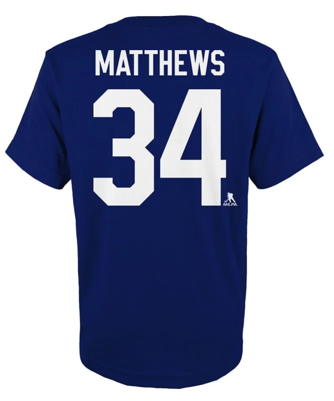 AUSTON MATTHEWS TORONTO MAPLE LEAFS JUNIOR PLAYER T SHIRT sold by Pro Hockey Life