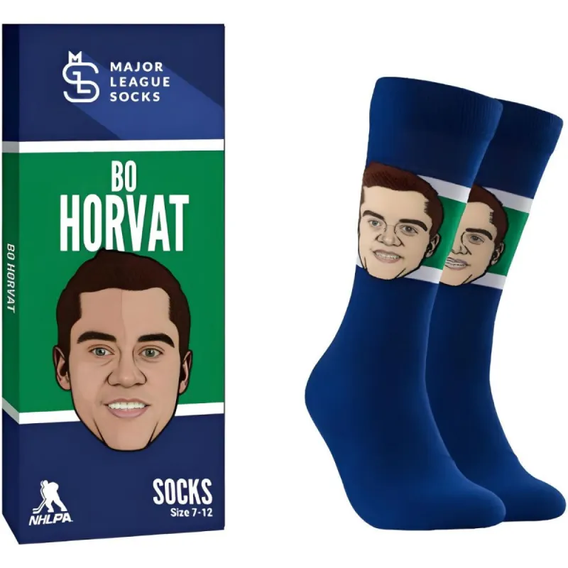 BO HORVAT VANCOUVER CANUCKS SOCKEY HALL OF FAME SOCKS sold by Pro Hockey Life