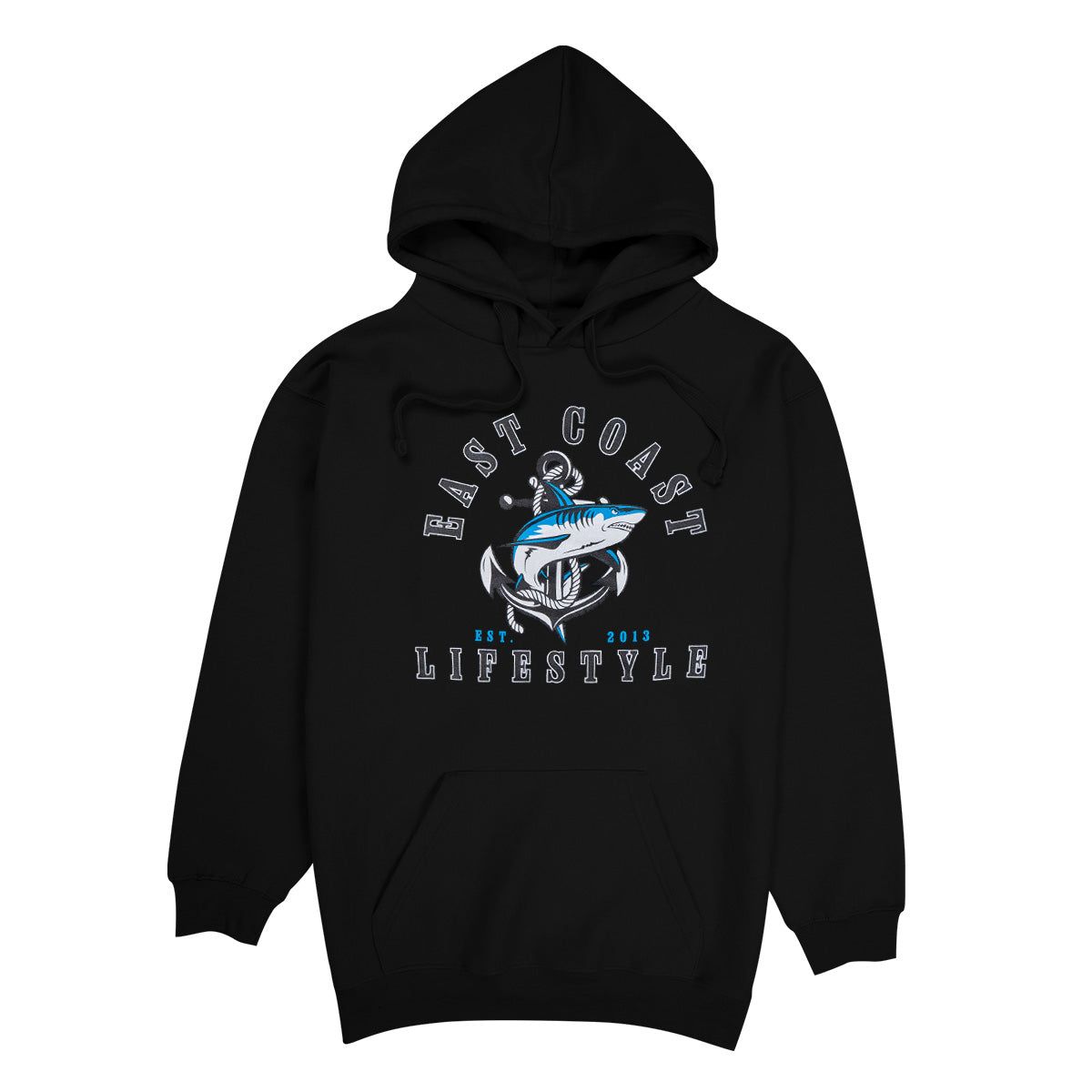 Shark Anchor Hoodie sold by East Coast Lifestyle