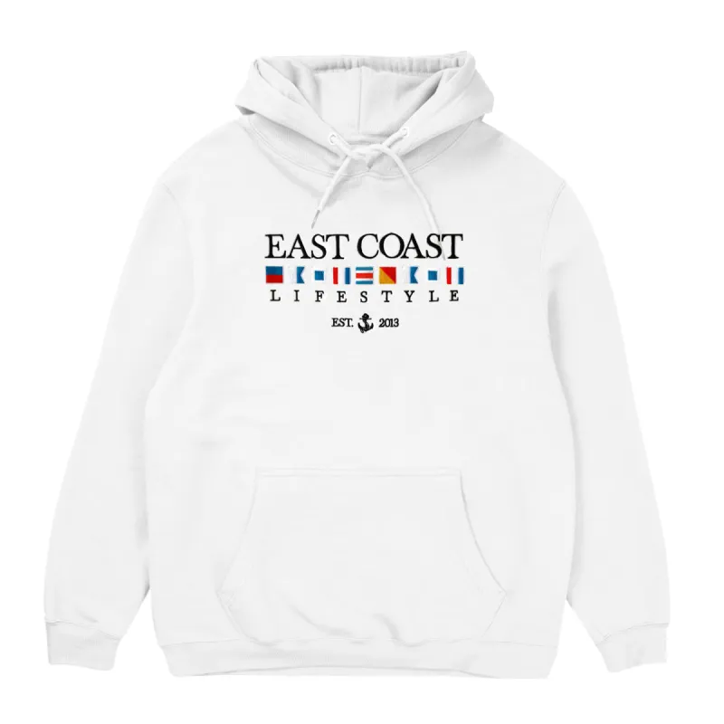 Boat Flag Embroidered Hoodie (2XL - 3XL Only) sold by East Coast Lifestyle