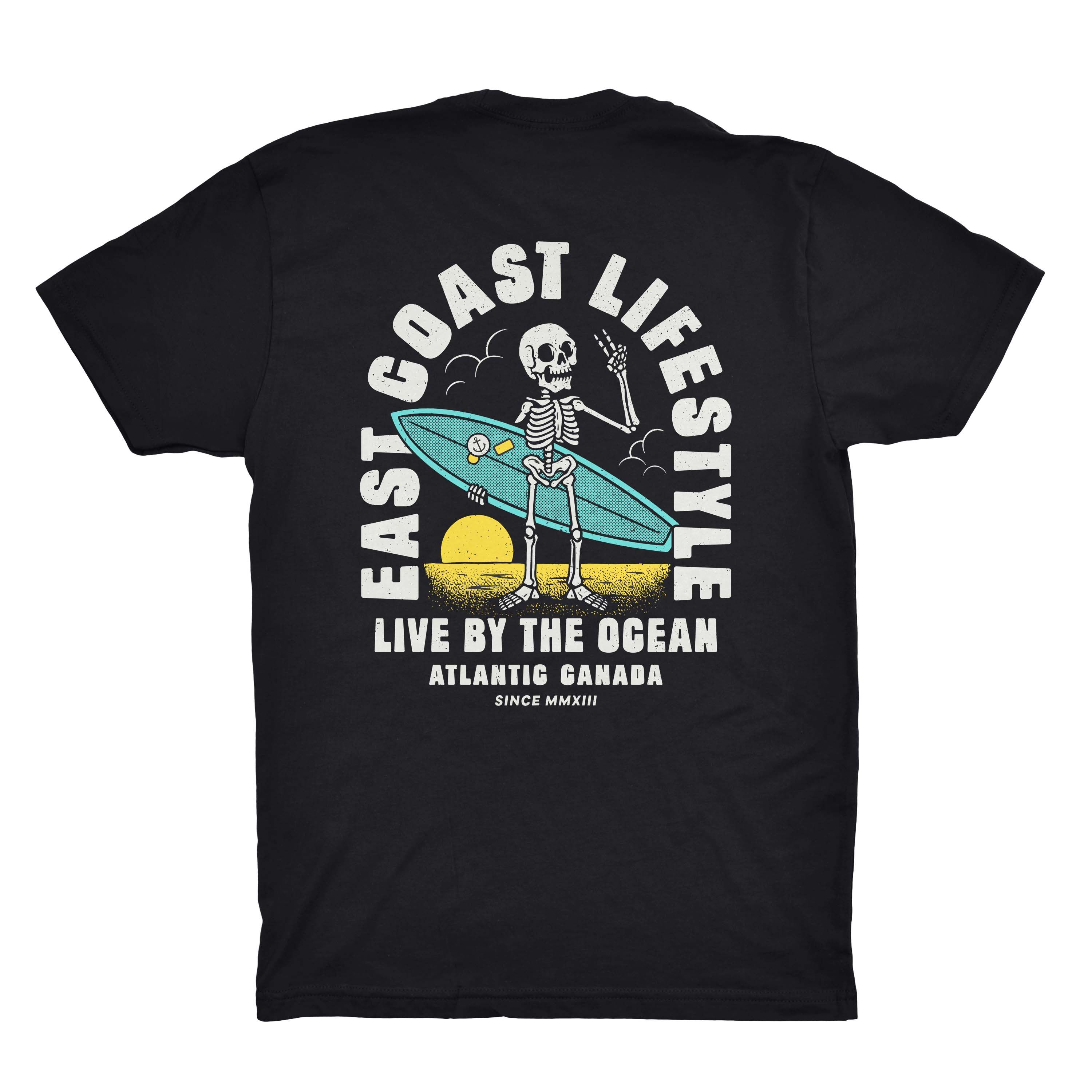 Surfing Skeleton Tee sold by East Coast Lifestyle product image thumbnail 2