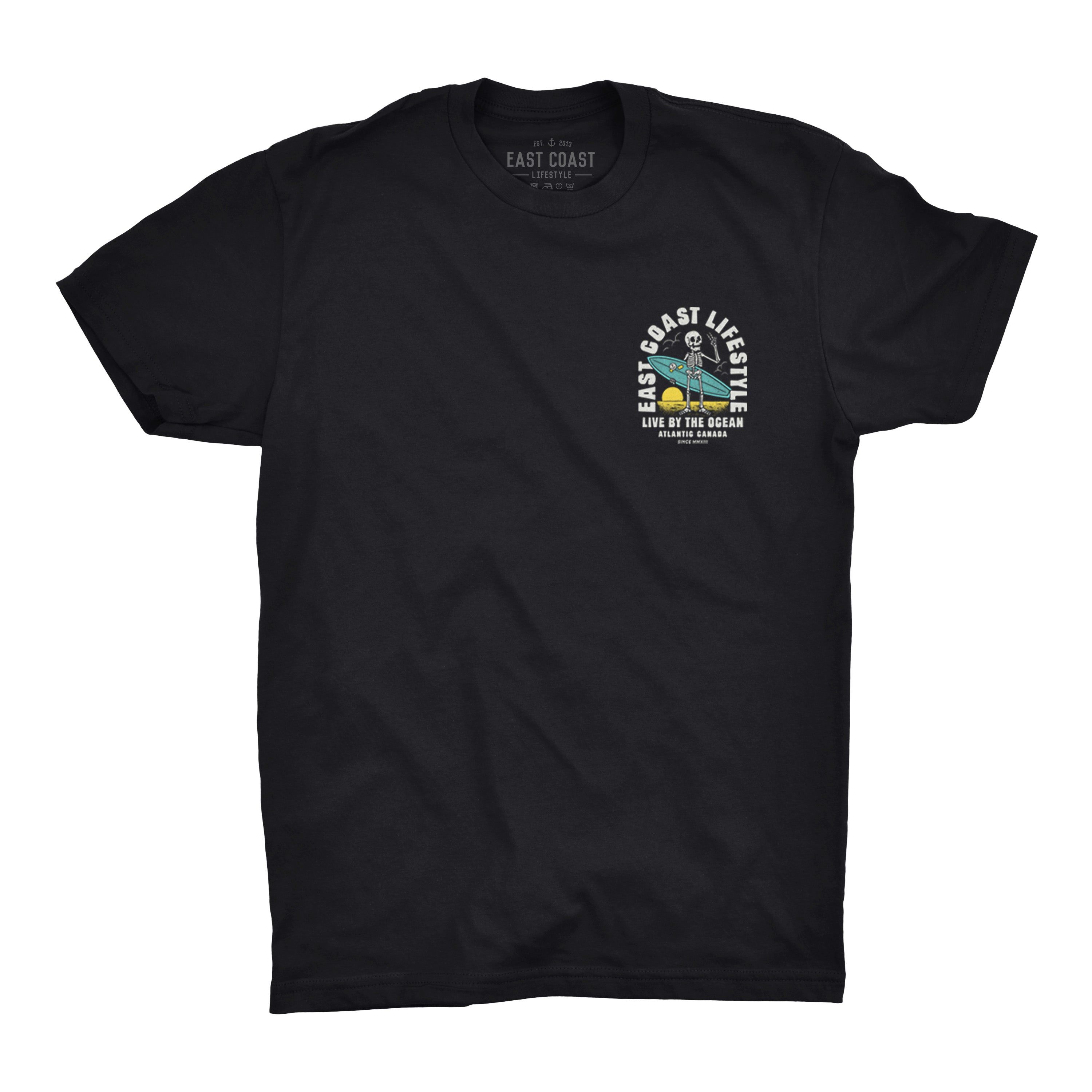 Surfing Skeleton Tee sold by East Coast Lifestyle