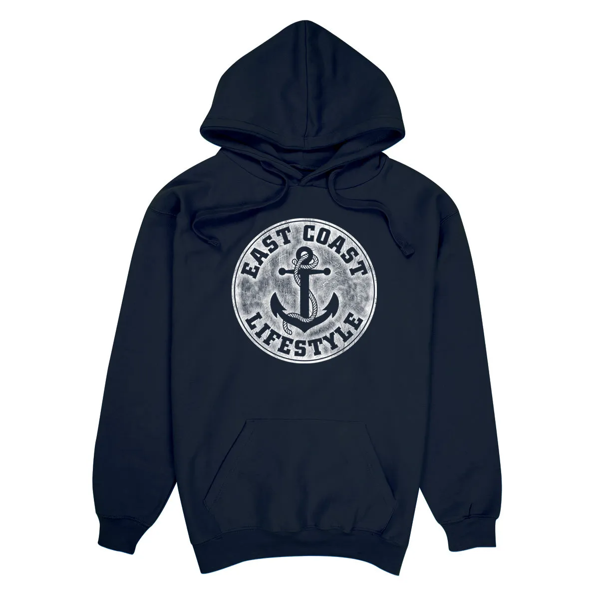Navy Blue Classic Vintage Hoodie (5XL Only) sold by East Coast Lifestyle