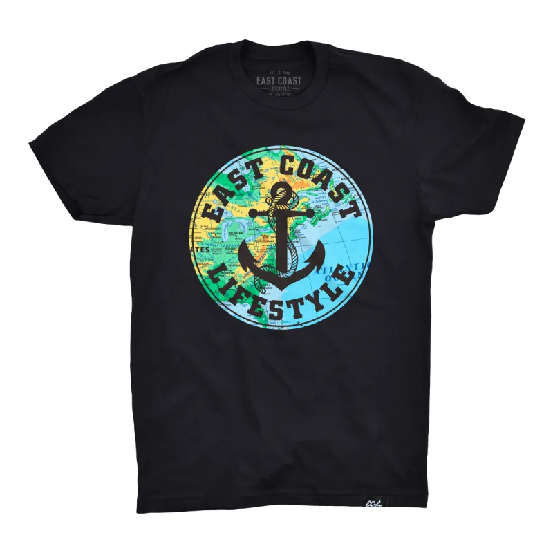 Classic Map Tee sold by East Coast Lifestyle