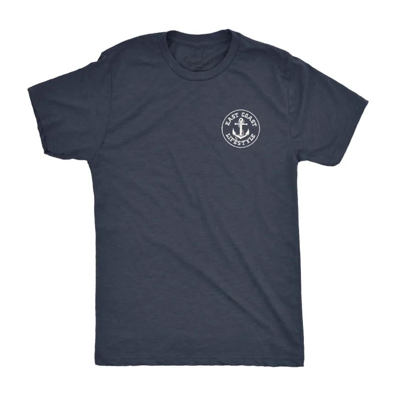 Navy Embroidered Tee (Small Only) sold by East Coast Lifestyle