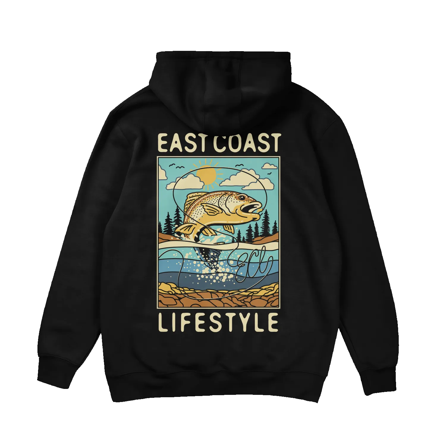 Fly Fishing Hoodie (3XL ONLY) sold by East Coast Lifestyle product image thumbnail 4