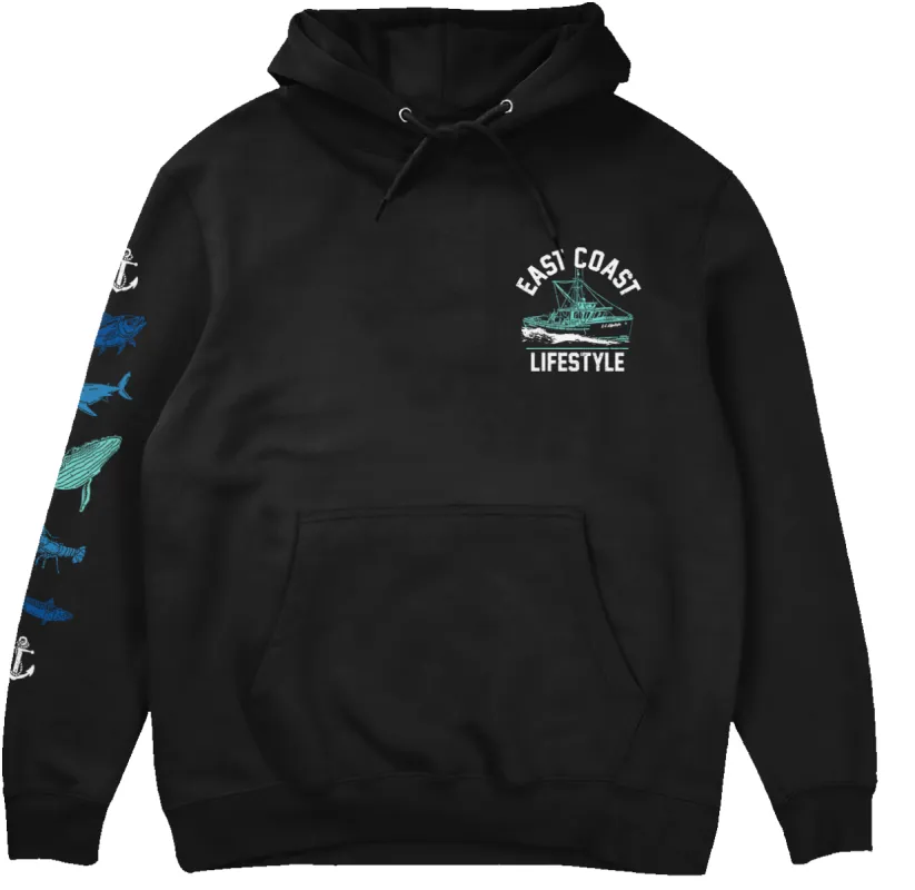 Fishing Boat Hoodie sold by East Coast Lifestyle