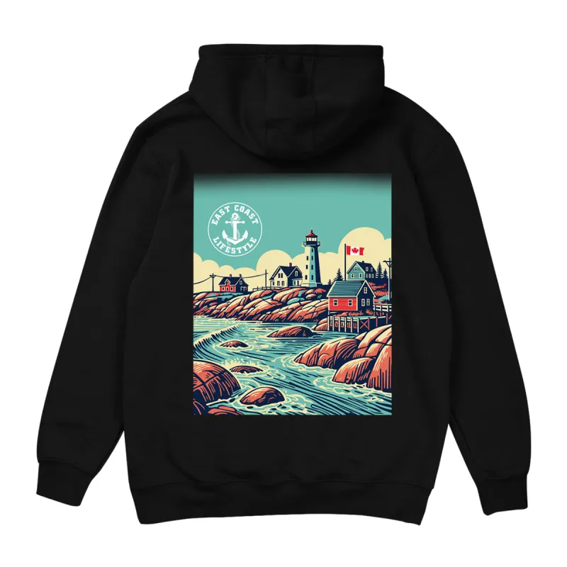 Coastal Lighthouse Hoodie sold by East Coast Lifestyle
