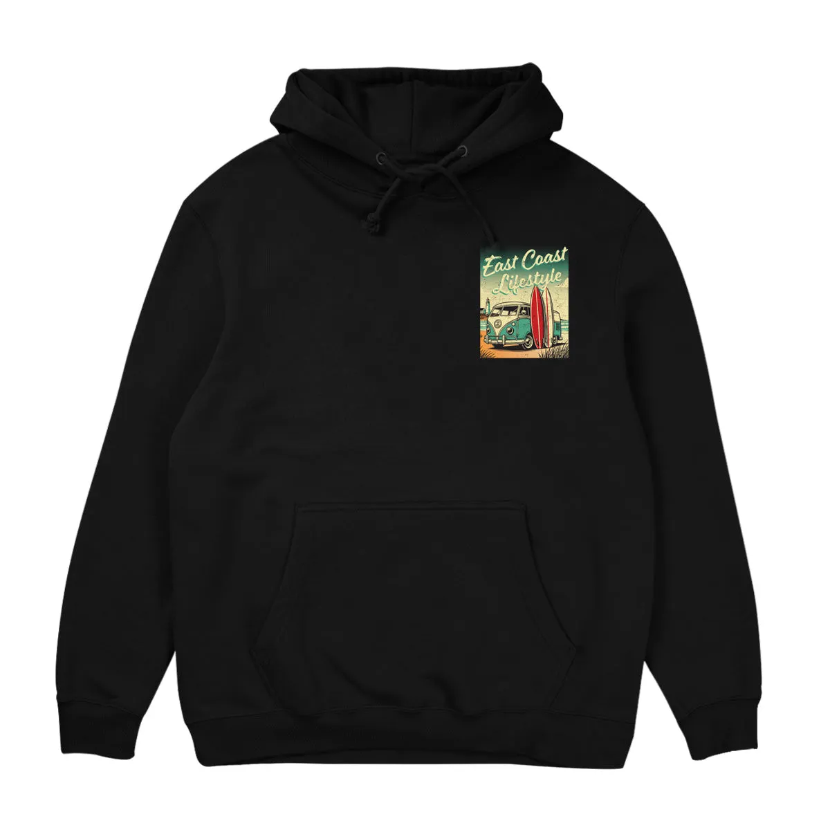 Surf Van Beach Hoodie sold by East Coast Lifestyle