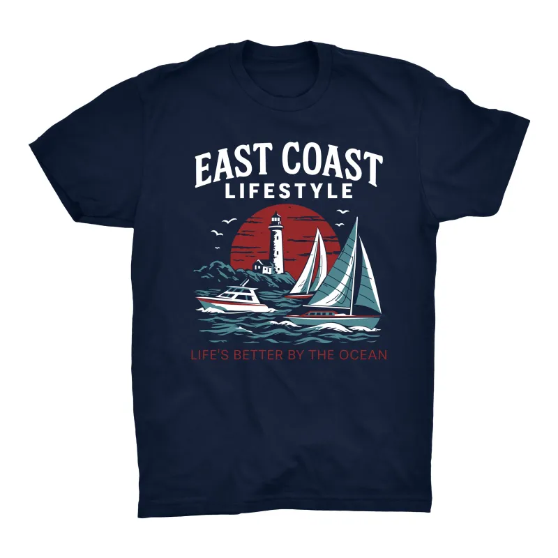 Summer Sailing Tee sold by East Coast Lifestyle