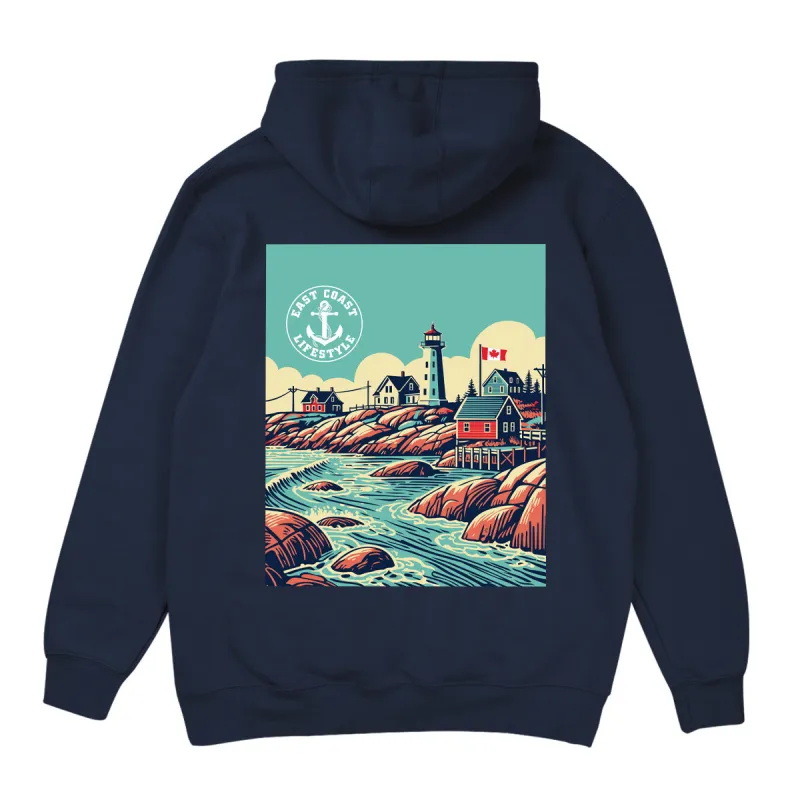 Coastal Lighthouse Hoodie sold by East Coast Lifestyle