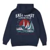 Summer Sailing Hoodie - Navy sold by East Coast Lifestyle