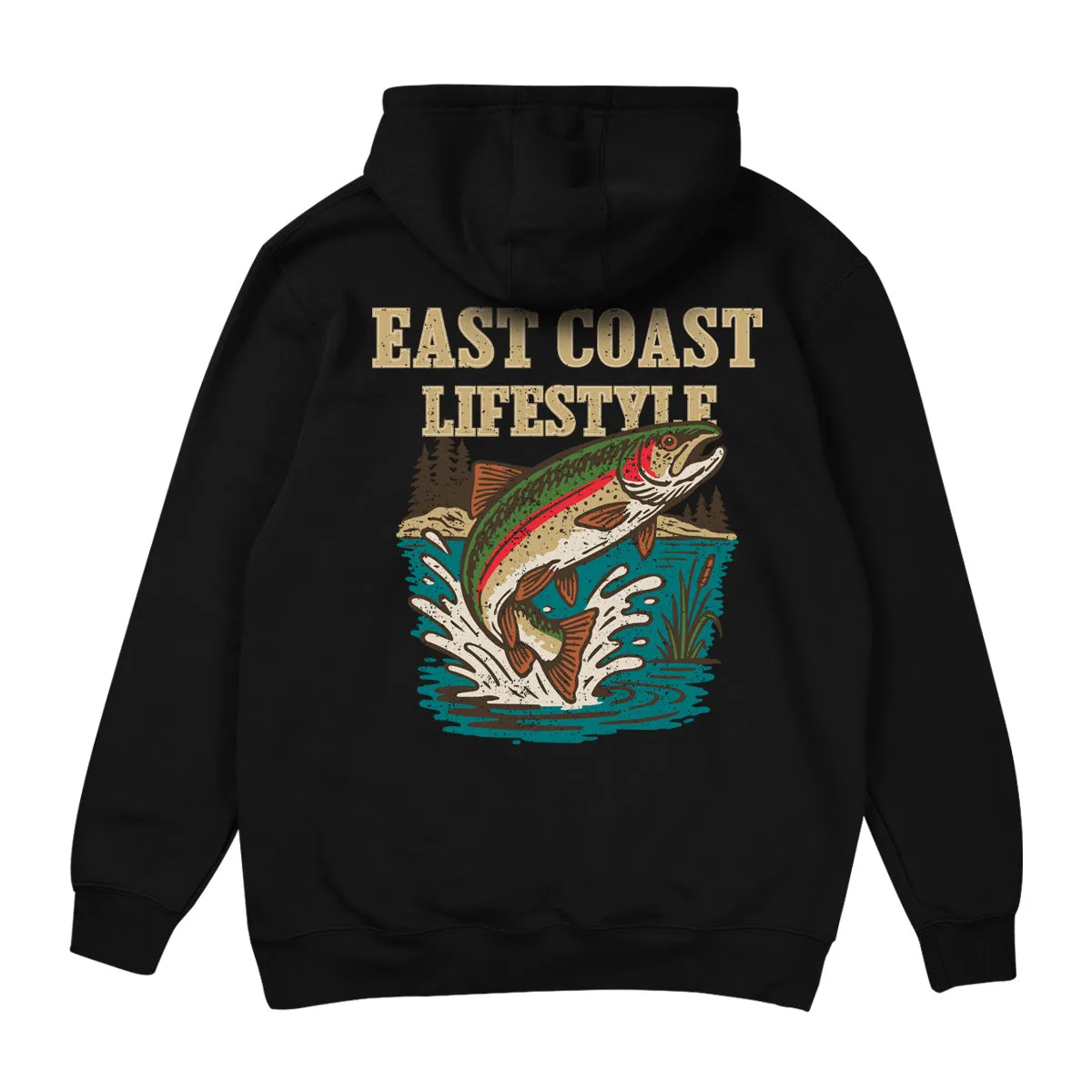 Rainbow Trout Hoodie sold by East Coast Lifestyle