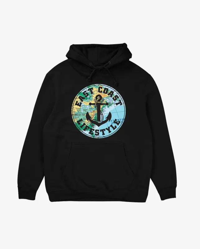 Map Hoodie sold by East Coast Lifestyle