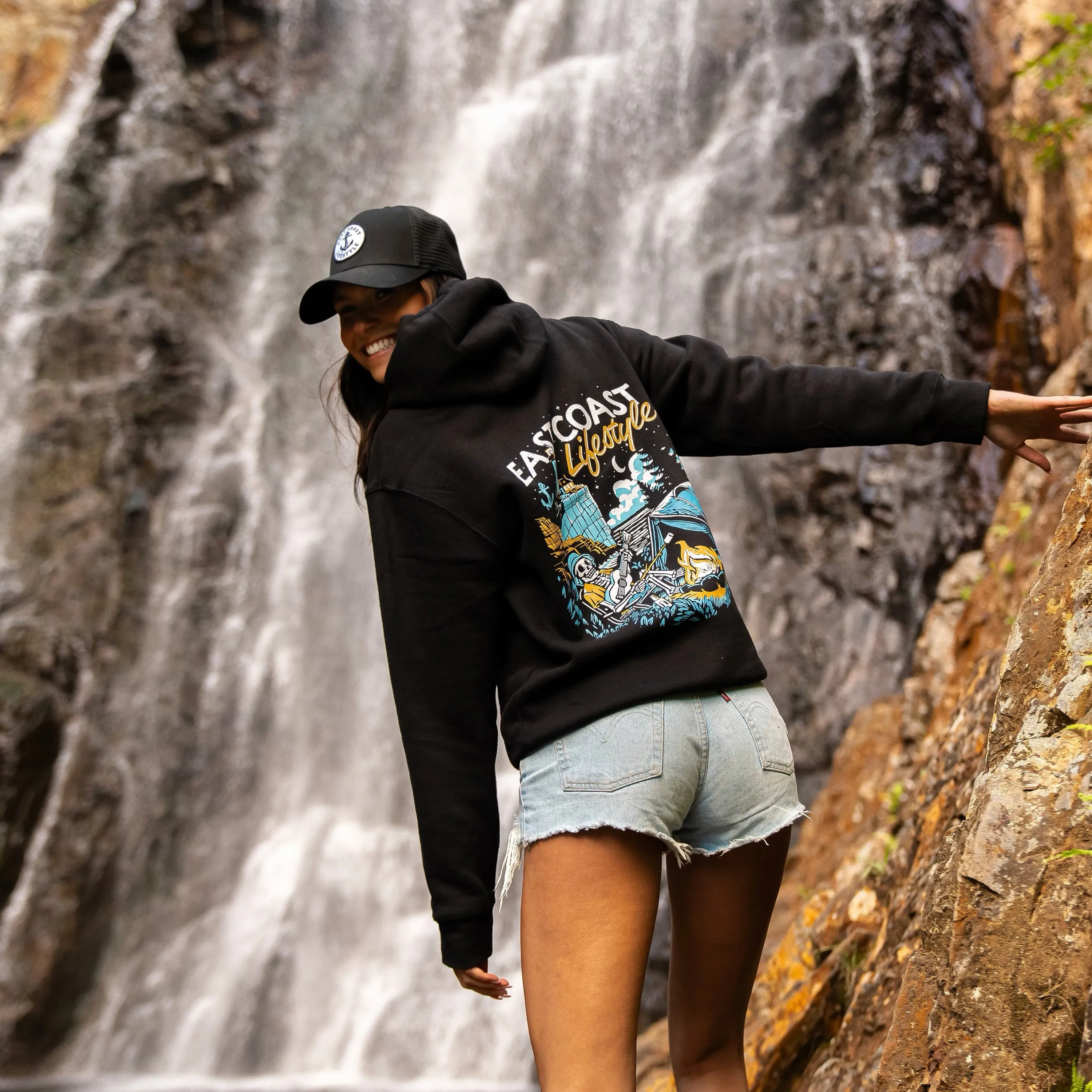 Campfire Skeleton Hoodie (small only) sold by East Coast Lifestyle product image thumbnail 3