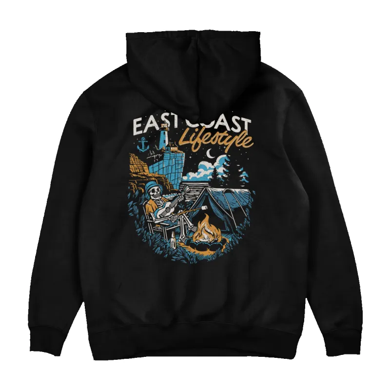 Campfire Skeleton Hoodie (small only) sold by East Coast Lifestyle