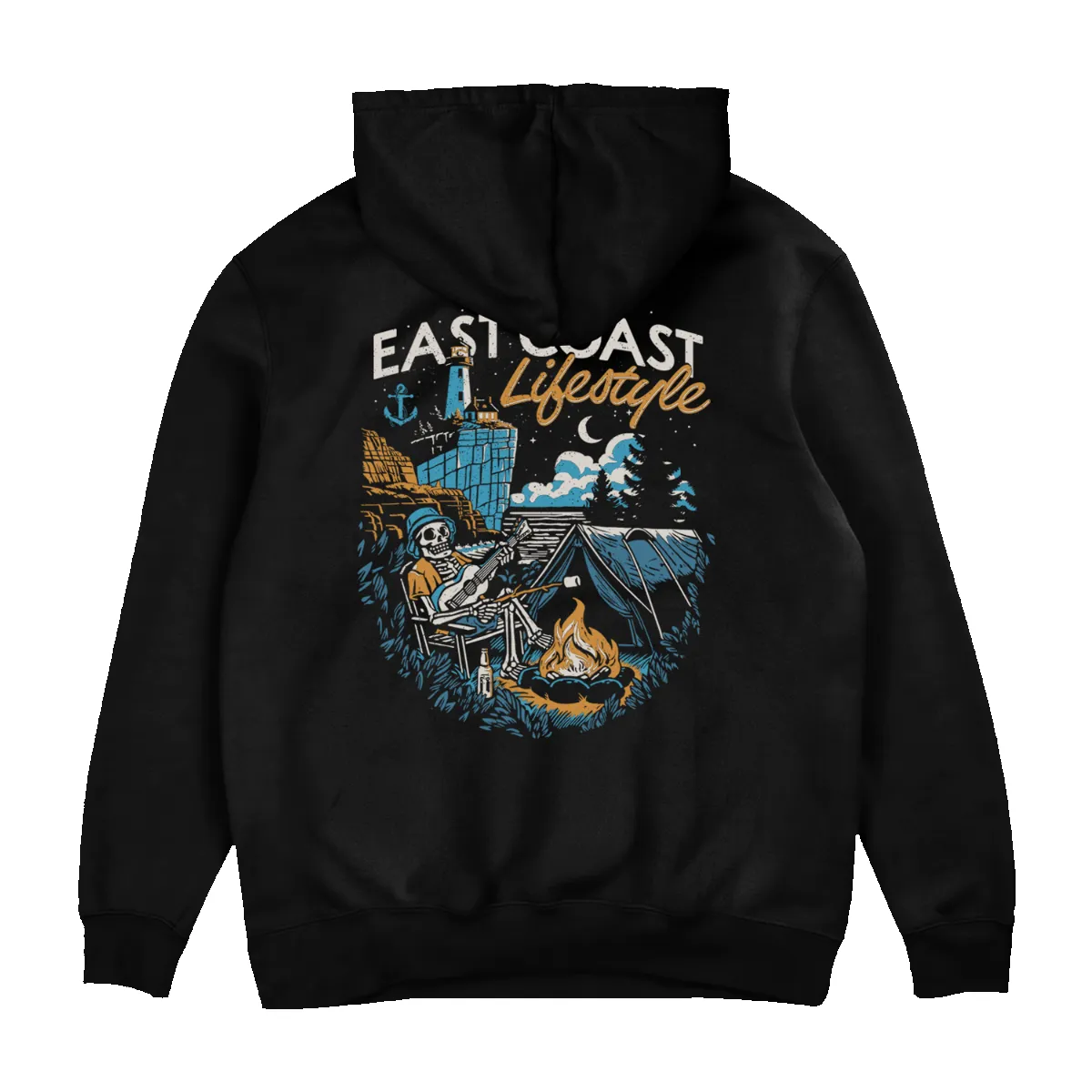 Campfire Skeleton Hoodie (small only) sold by East Coast Lifestyle