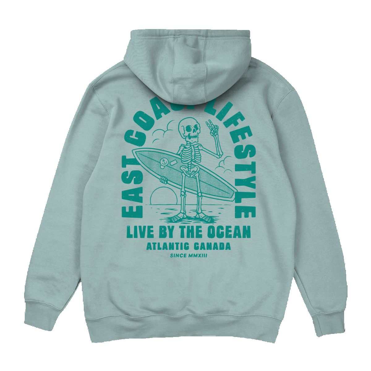 Mint Surfing Skeleton Hoodie (Small Only) sold by East Coast Lifestyle product image thumbnail 2