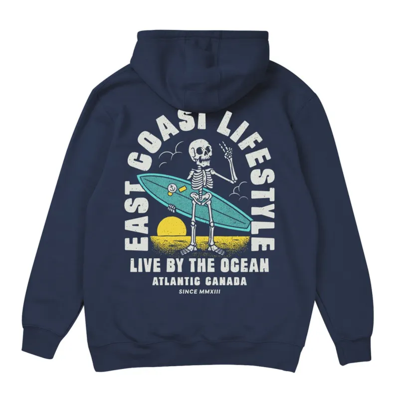 Surfing Skeleton Hoodie sold by East Coast Lifestyle
