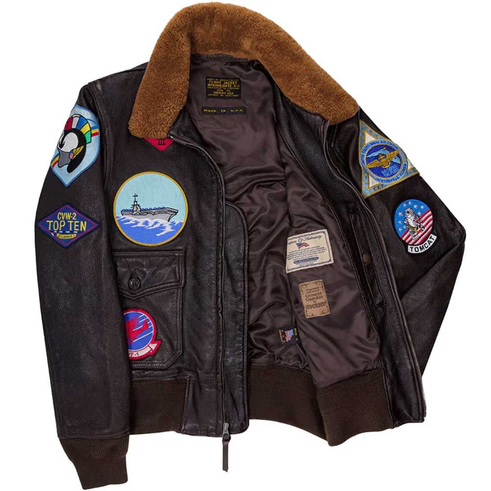 Cockpit USA Mens Reproduction Top Gun G-1 Leather Flight Jacket SIZE 50 - Final Sale Ships Same Day sold by Legendary USA product image thumbnail 3