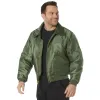 Rothco Mens CWU-45P Nylon Flight Jacket (Sage Green) Size LARGE - Final Sale Ships Same Day sold by Legendary USA