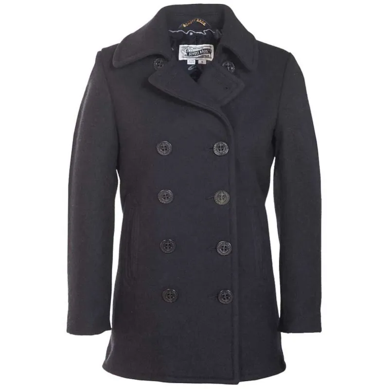 Schott NYC Womens 754W Wool Fashion Peacoat (Navy) SIZE XL - Final Same Ships Day sold by Legendary USA