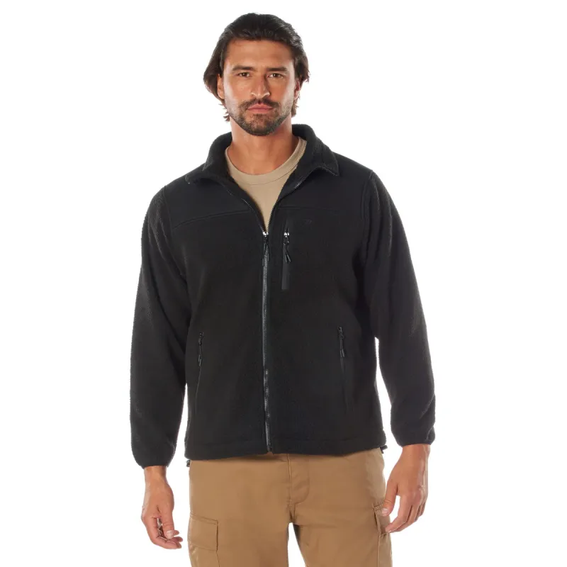 Trailsman Sherpa Fleece Jacket by Rothco (Black or Olive) sold by Legendary USA