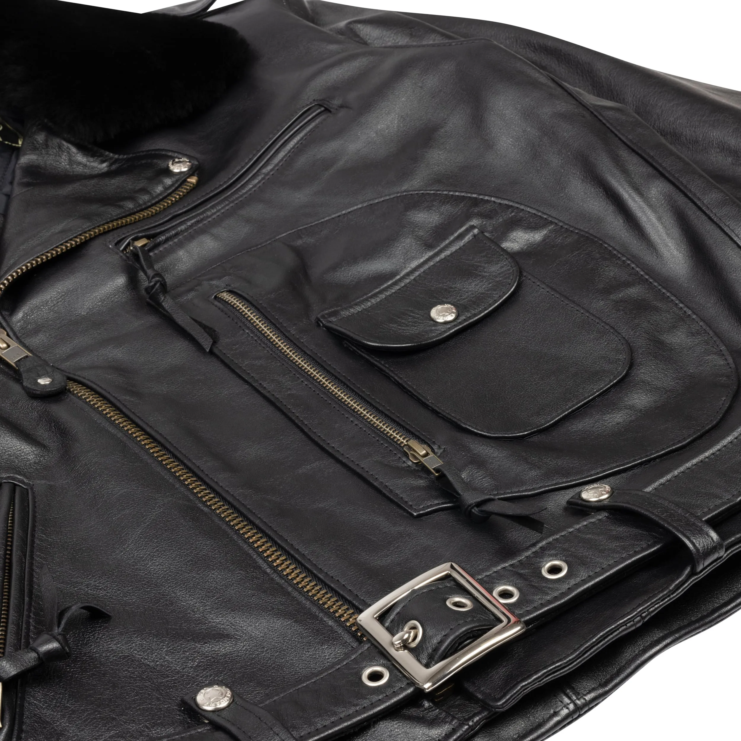 Legendary Black Stallion Horsehide Motorcycle Jacket - SIZE 38 - FINAL SALE sold by Legendary USA product image thumbnail 5