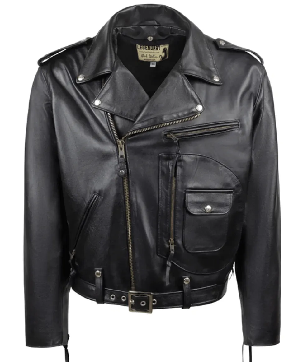 Legendary Black Stallion Horsehide Motorcycle Jacket - SIZE 38 - FINAL SALE sold by Legendary USA product image thumbnail 2