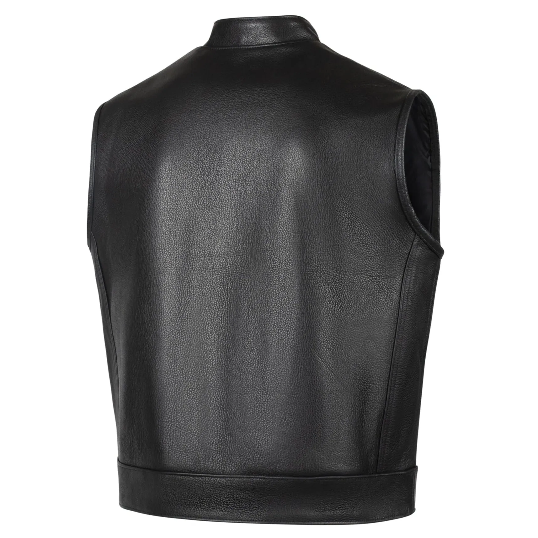 BECK® Men's 566 Black Leather Horsehide Motorcycle Vest sold by Legendary USA product image thumbnail 2