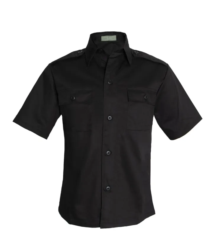Short Sleeve Tactical Shirt - Black by Rothco sold by Legendary USA